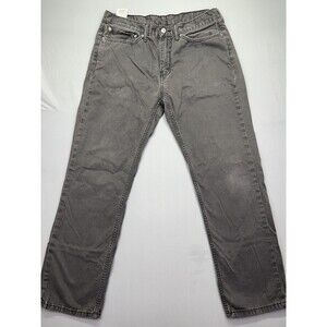Levi's Men's 514‎ Classic Straight Fit 100% Cotton Denim Blue Jeans 34x30 Black